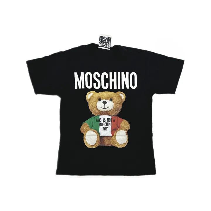 Moschino Moschino Teddy Bear Graphic T-Shirt 0079 Size XS / US 0-2 / IT 36-38 - 2 Thumbnail