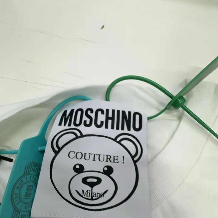 Moschino Moschino Bear Print Short Sleeve T-shirt 0079 Size S / US 4 / IT 40 - 2 Thumbnail