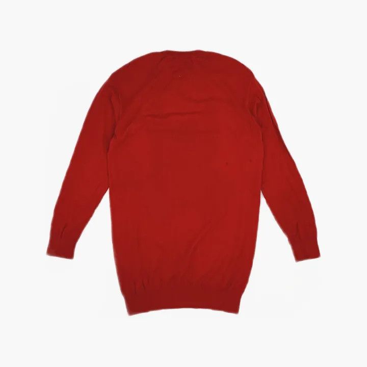 Moschino Moschino Red Bear Graphic Long Cotton Sweatshirt 0079 Size XS / US 0-2 / IT 36-38 - 3 Thumbnail