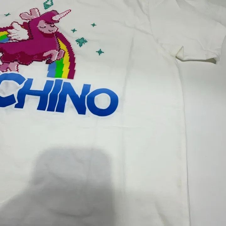 Moschino Moschino Unicorn Print Cotton T-Shirt for Women 0079 Size XXS / US 00 / IT 34 - 7 Thumbnail