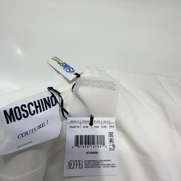 Moschino Moschino Unicorn Print Cotton T-Shirt for Women 0079 Size XXS / US 00 / IT 34 - 4 Thumbnail