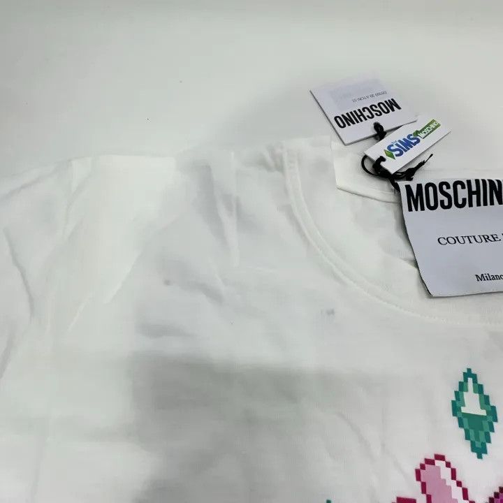Moschino Moschino Unicorn Print Cotton T-Shirt for Women 0079 Size XS / US 0-2 / IT 36-38 - 8 Thumbnail