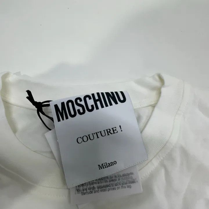 Moschino Moschino Unicorn Print Cotton T-Shirt for Women 0079 Size XS / US 0-2 / IT 36-38 - 5 Thumbnail