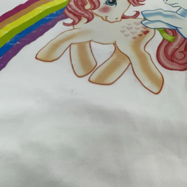 Moschino Moschino Rainbow Pony Print Short Sleeve T-Shirt 0079 Size XS / US 0-2 / IT 36-38 - 9 Thumbnail