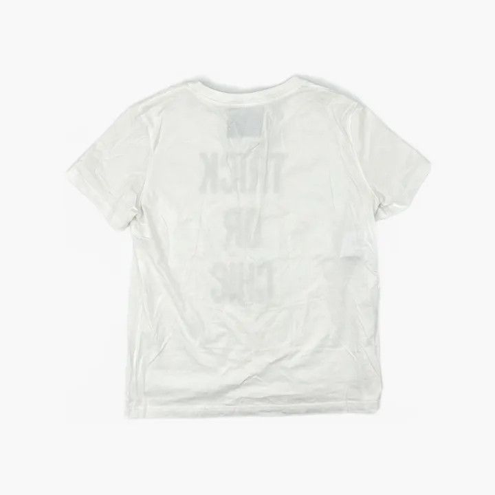 Moschino Moschino White Graphic Short Sleeve T-Shirt 0079 Size L / US 10 / IT 46 - 3 Thumbnail