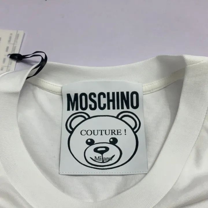Moschino Moschino Bear Print Cotton T-Shirt for Women 0079 Size XS / US 0-2 / IT 36-38 - 3 Thumbnail