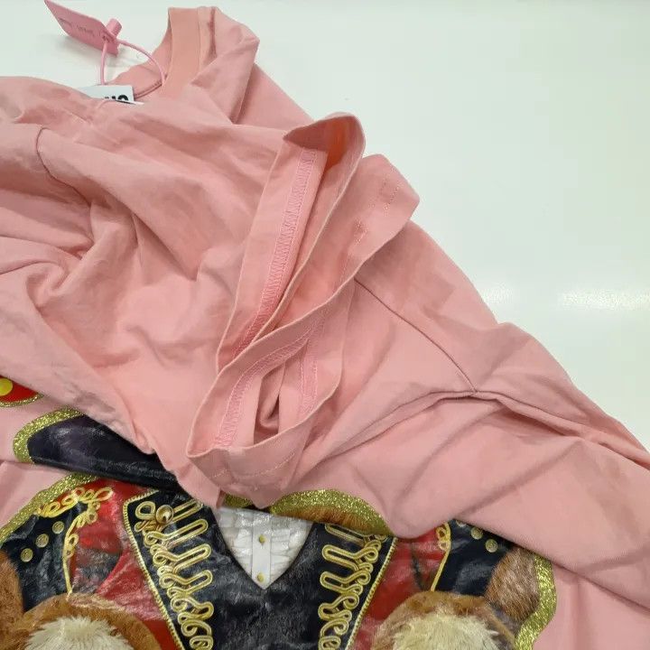 Moschino Moschino Pink Teddy Bear Short Sleeve T-Shirt 0079 Size XS / US 0-2 / IT 36-38 - 9 Thumbnail