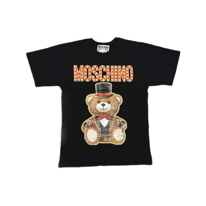 Moschino Moschino Teddy Bear Graphic Short Sleeve Tee 0079 Size XS / US 0-2 / IT 36-38 - 2 Thumbnail