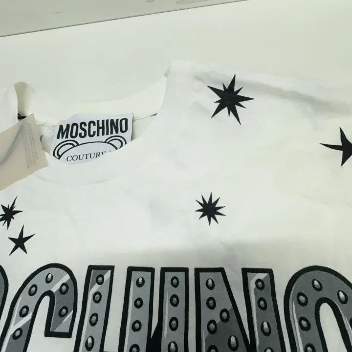 Moschino Moschino Space Bear Graphic T-Shirt for Women 0079 Size XXS / US 00 / IT 34 - 10 Thumbnail