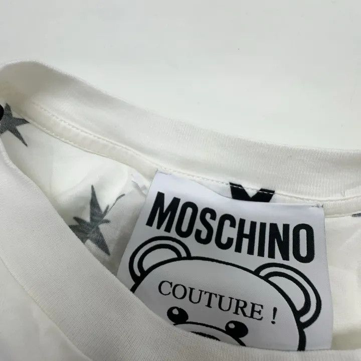 Moschino Moschino Space Bear Graphic T-Shirt for Women 0079 Size XXS / US 00 / IT 34 - 9 Thumbnail