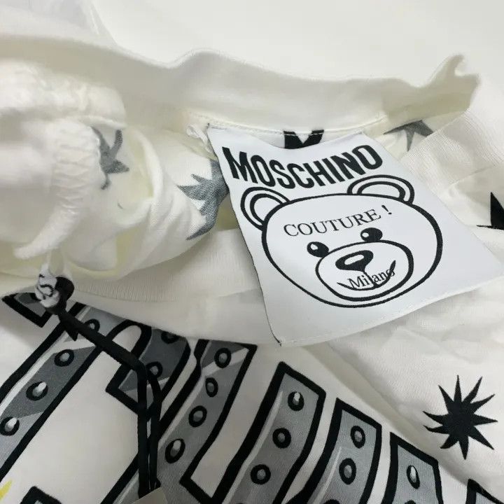 Moschino Moschino Space Bear Graphic T-Shirt for Women 0079 Size XXS / US 00 / IT 34 - 5 Thumbnail