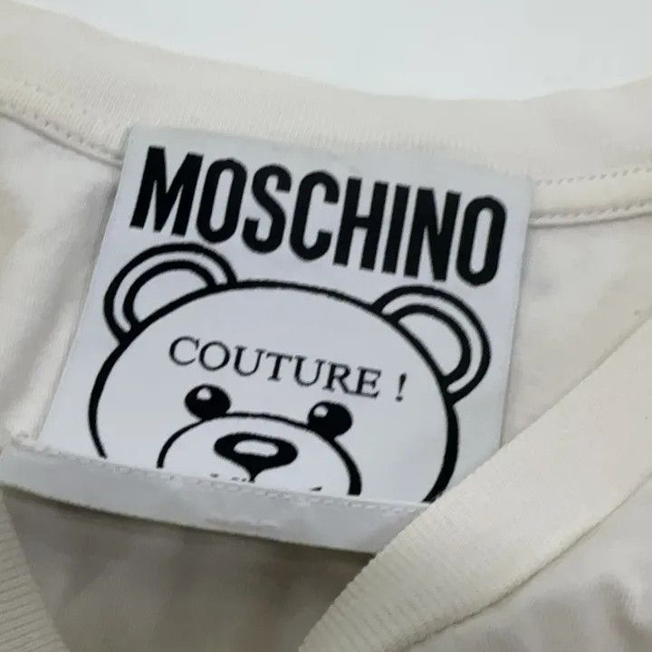 Moschino Moschino Bear Print Short Sleeve T-Shirt 0079 Size XS / US 0-2 / IT 36-38 - 6 Thumbnail