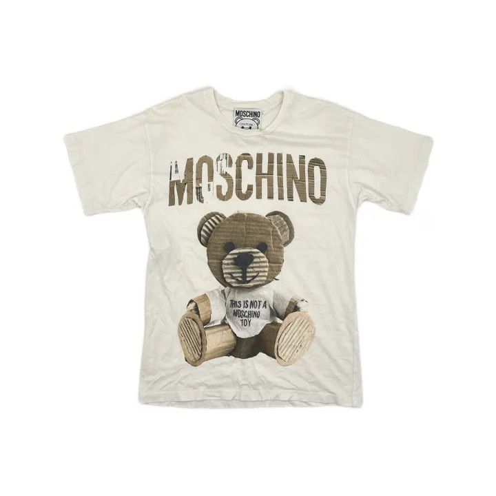 Moschino Moschino Bear Print Short Sleeve T-Shirt 0079 Size XS / US 0-2 / IT 36-38 - 2 Thumbnail