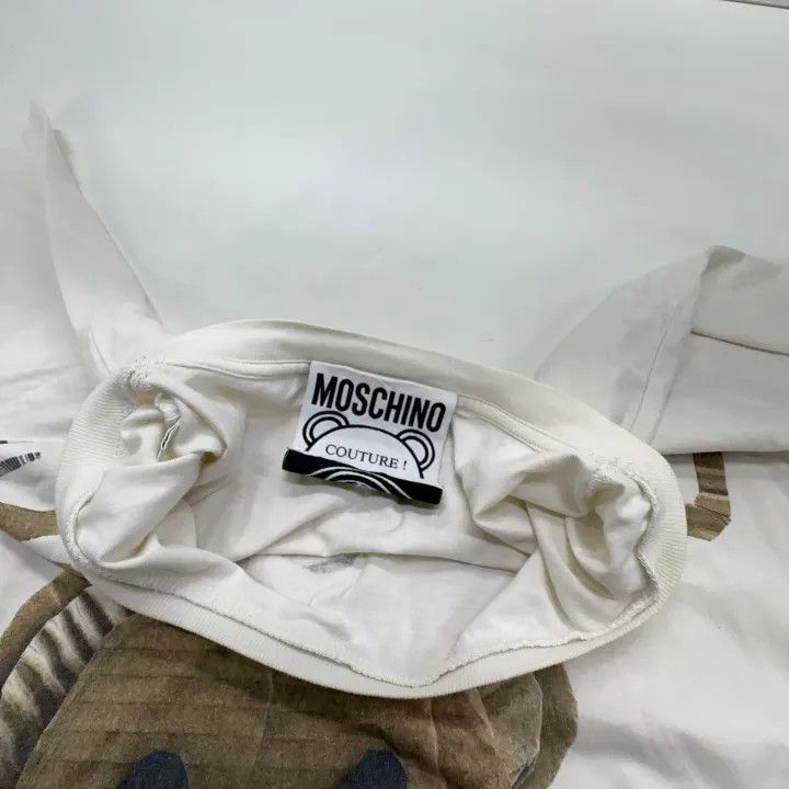Moschino Moschino Bear Print Short Sleeve T-Shirt 0079 Size XS / US 0-2 / IT 36-38 - 8 Thumbnail