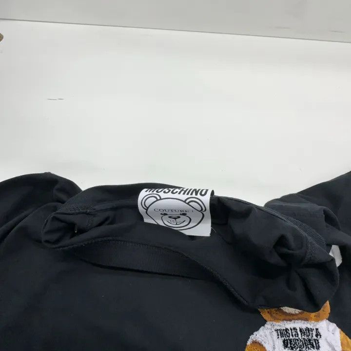 Moschino Moschino Teddy Bear Short Sleeve T-Shirt 0079 Size L / US 10 / IT 46 - 8 Thumbnail