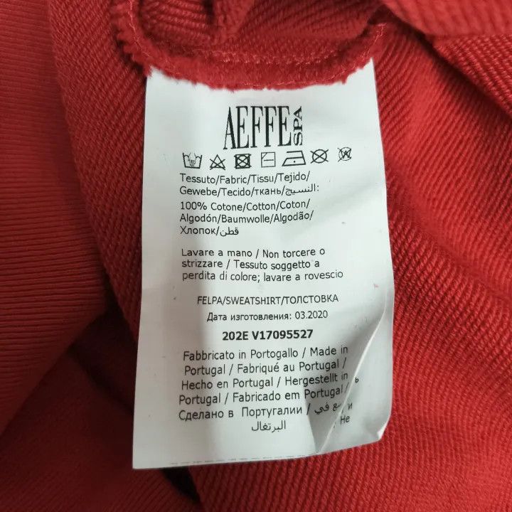 Moschino Moschino Red Hooded Sweatshirt for Women 0079 Size L / US 10 / IT 46 - 6 Thumbnail