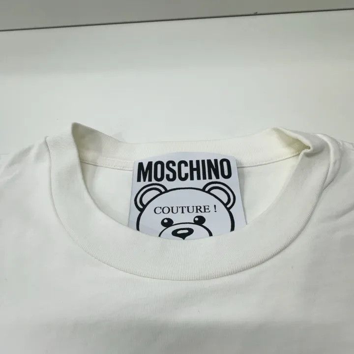 Moschino Moschino Cotton Teddy Bear Print T-Shirt 0079 Size XS / US 0-2 / IT 36-38 - 7 Thumbnail