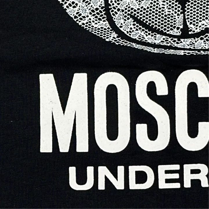 Moschino Moschino Underwear Black Bear Logo Dress 0079 Size M / US 6-8 / IT 42-44 - 4 Thumbnail