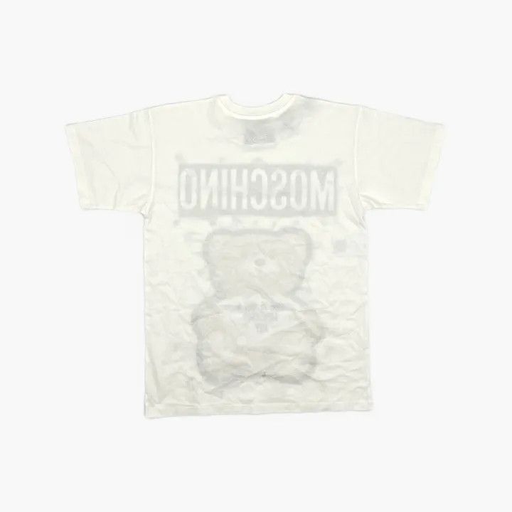 Moschino Moschino Bear Print Classic Short Sleeve T-Shirt 0079 Size XXS / US 00 / IT 34 - 3 Thumbnail