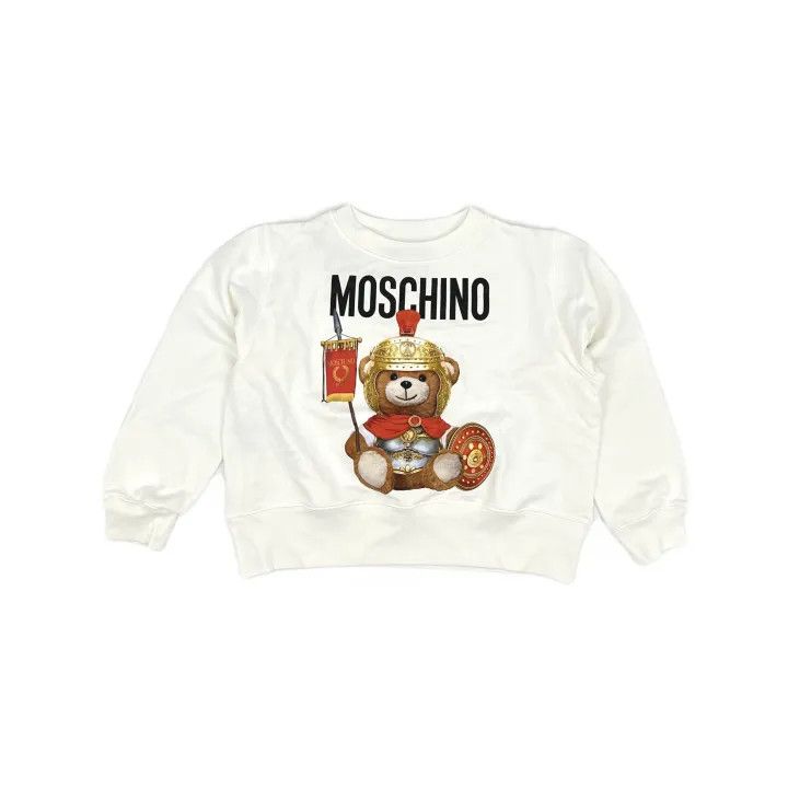 Moschino Moschino Teddy Bear Print Sweatshirt for Women 0079 Size M / US 6-8 / IT 42-44 - 2 Thumbnail