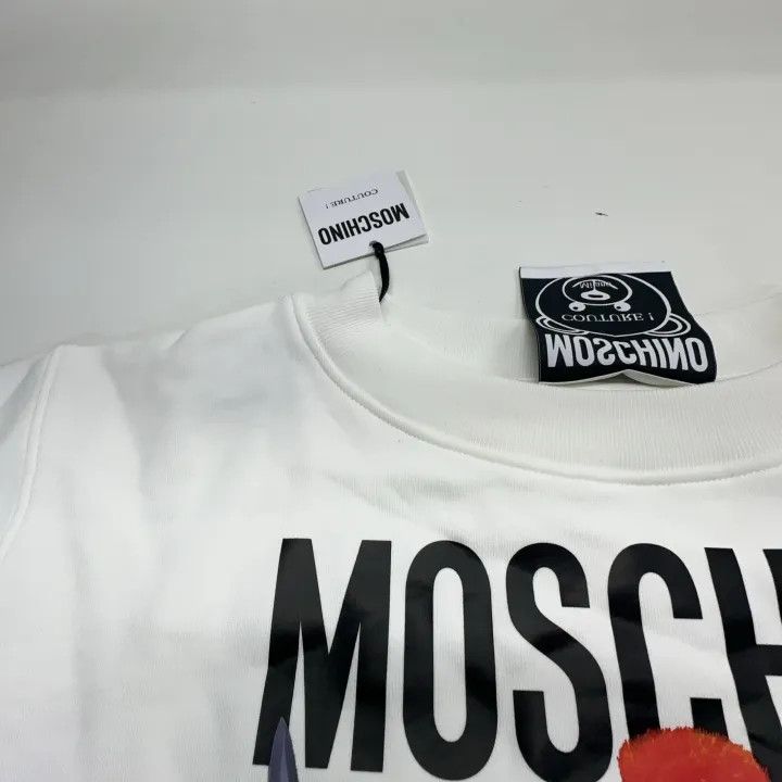 Moschino Moschino Teddy Bear Print Sweatshirt for Women 0079 Size M / US 6-8 / IT 42-44 - 9 Thumbnail