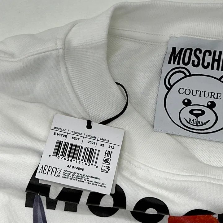 Moschino Moschino Teddy Bear Print Sweatshirt for Women 0079 Size M / US 6-8 / IT 42-44 - 5 Thumbnail