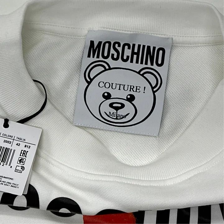 Moschino Moschino Teddy Bear Print Sweatshirt for Women 0079 Size M / US 6-8 / IT 42-44 - 4 Thumbnail