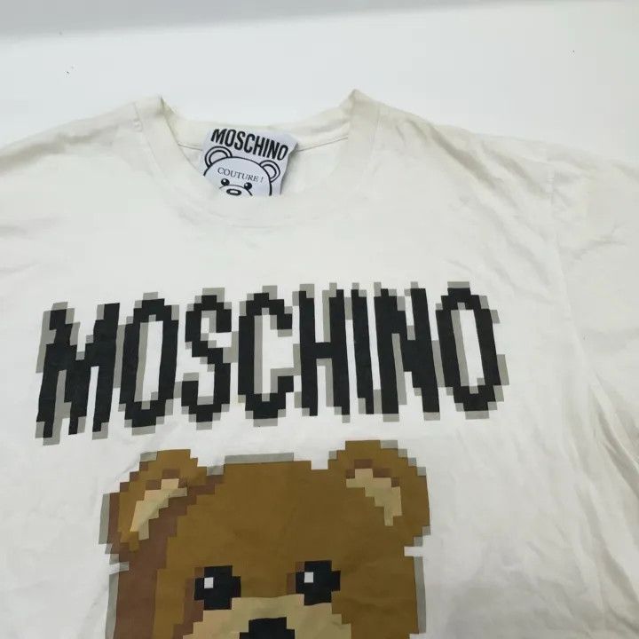 Moschino Moschino Bear Print Short Sleeve T-Shirt 0079 Size S / US 4 / IT 40 - 7 Thumbnail