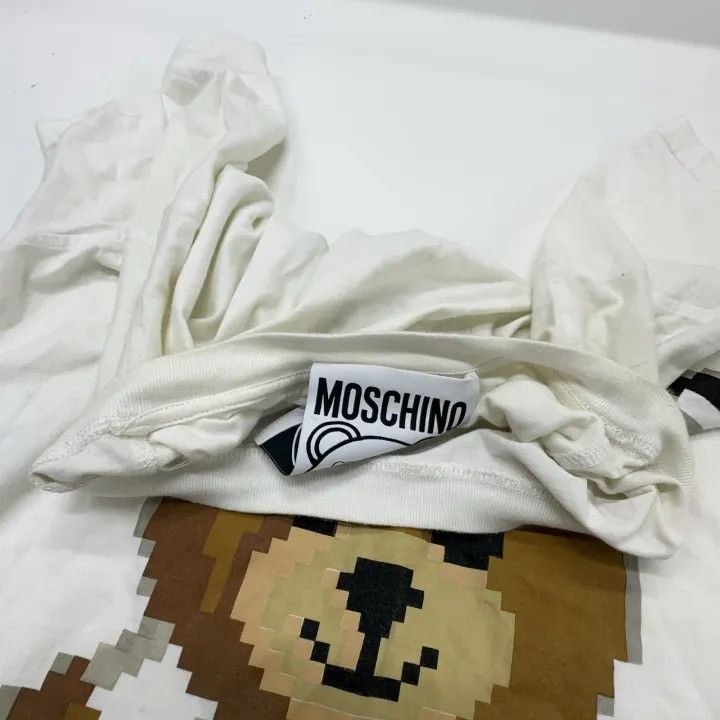 Moschino Moschino Bear Print Short Sleeve T-Shirt 0079 Size S / US 4 / IT 40 - 8 Thumbnail