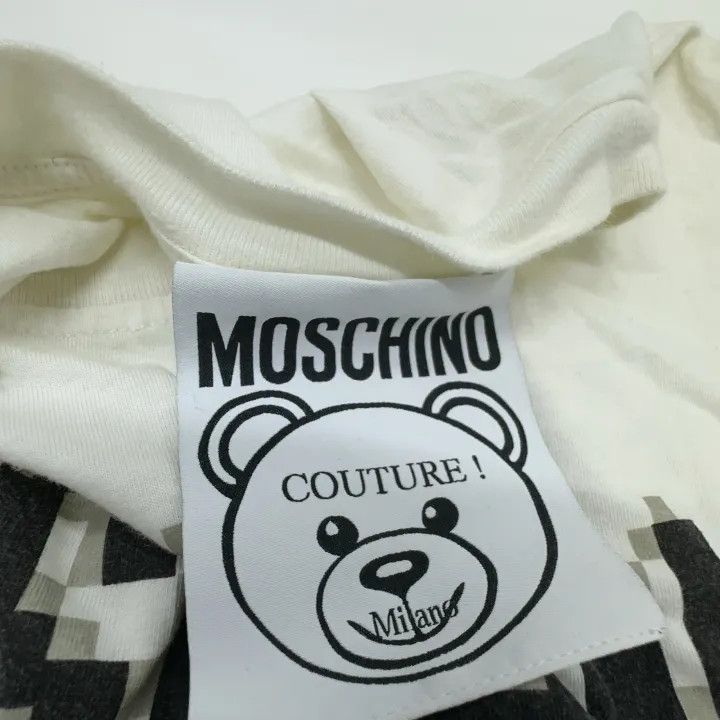 Moschino Moschino Bear Print Short Sleeve T-Shirt 0079 Size S / US 4 / IT 40 - 4 Thumbnail