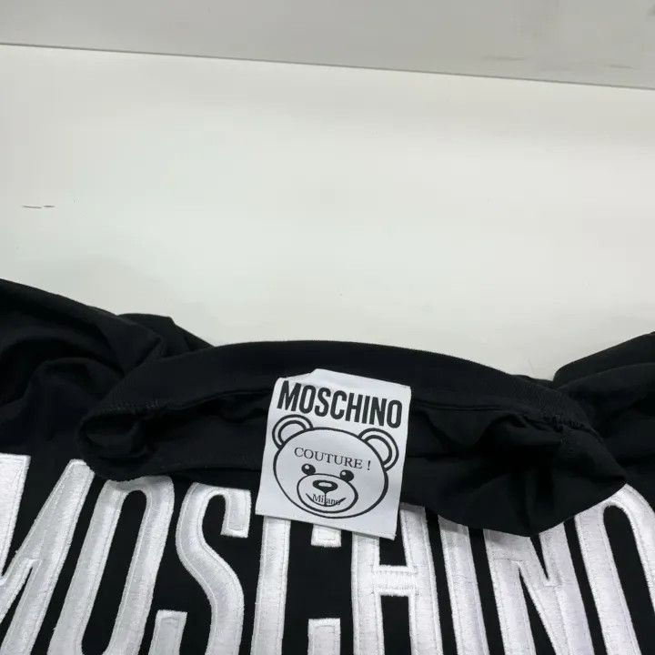 Moschino Moschino Teddy Bear Embroidered T-Shirt 0079 Size XS / US 0-2 / IT 36-38 - 7 Thumbnail