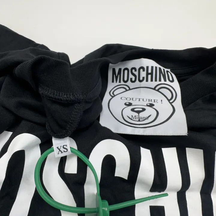 Moschino Moschino Casual Cartoon Print Black T-Shirt 0079 Size XS / US 0-2 / IT 36-38 - 2 Thumbnail