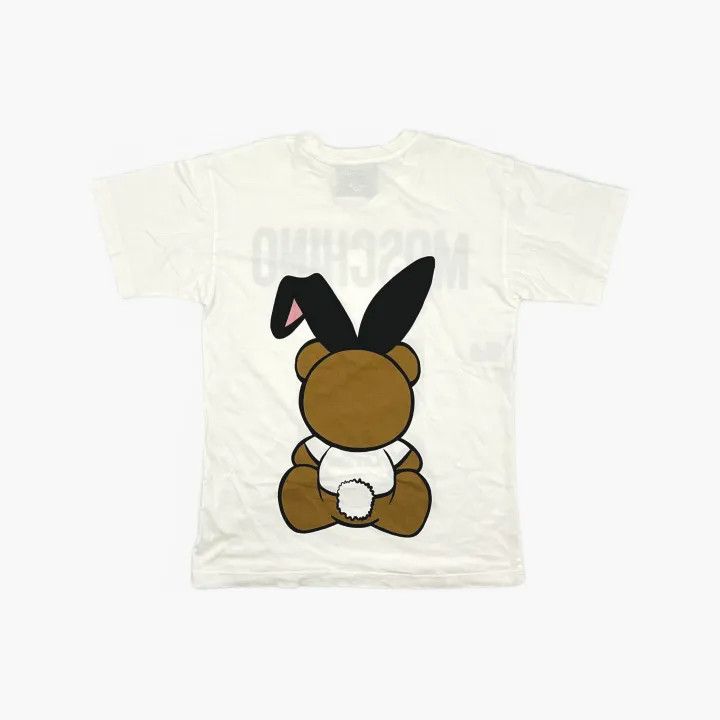 Moschino Moschino Playful Bear Graphic T-Shirt for Women 0079 Size XS / US 0-2 / IT 36-38 - 3 Thumbnail