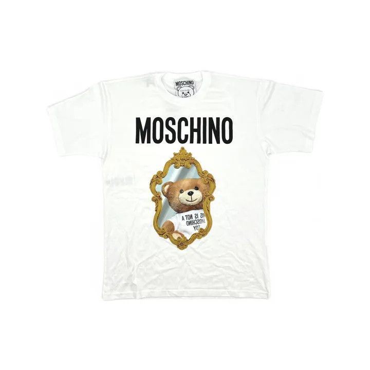 Moschino Moschino Graphic Print Short Sleeve T-Shirt 0079 Size S / US 4 / IT 40 - 2 Thumbnail