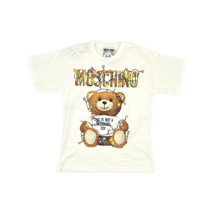 Moschino Moschino Printed Short Sleeve T-Shirt for Women 0079 Size XS / US 0-2 / IT 36-38 - 2 Thumbnail