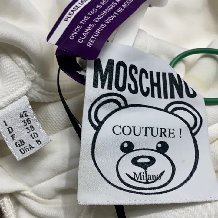 Moschino Moschino Money Bear Hooded Sweatshirt for Women 0079 Size L / US 10 / IT 46 - 3 Thumbnail