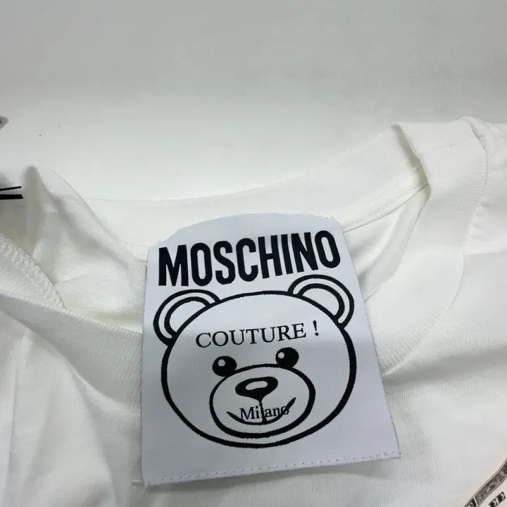 Moschino Moschino Bear Print Short Sleeve T-Shirt 0079 Size S / US 4 / IT 40 - 4 Thumbnail