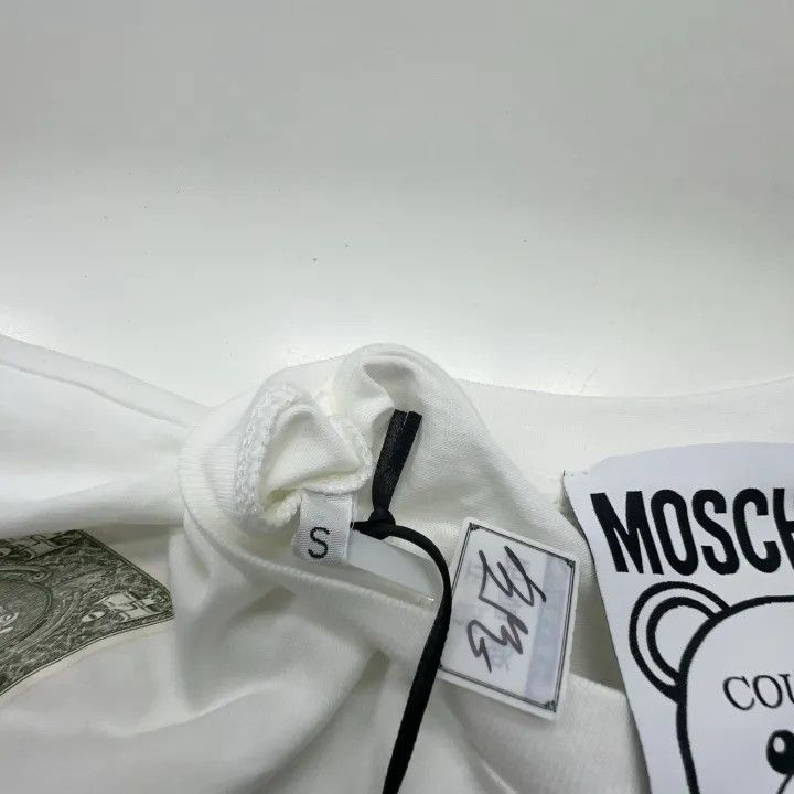 Moschino Moschino Bear Print Short Sleeve T-Shirt 0079 Size S / US 4 / IT 40 - 5 Thumbnail