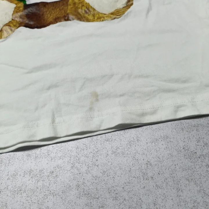 Moschino Moschino Teddy Bear Print Cotton T-Shirt 0079 Size XS / US 0-2 / IT 36-38 - 12 Thumbnail