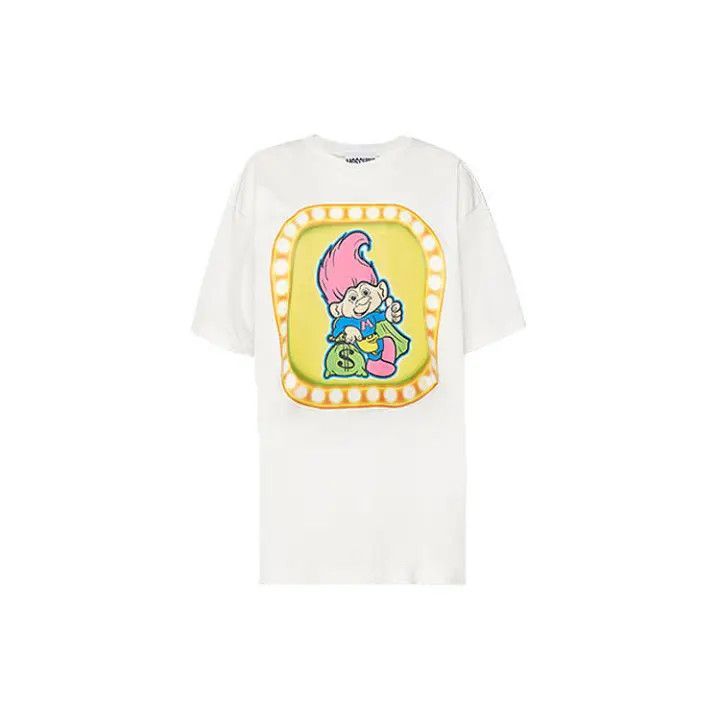 Moschino Moschino Playful Graphic Short Sleeve T-Shirt 0079 Size M / US 6-8 / IT 42-44 - 2 Thumbnail