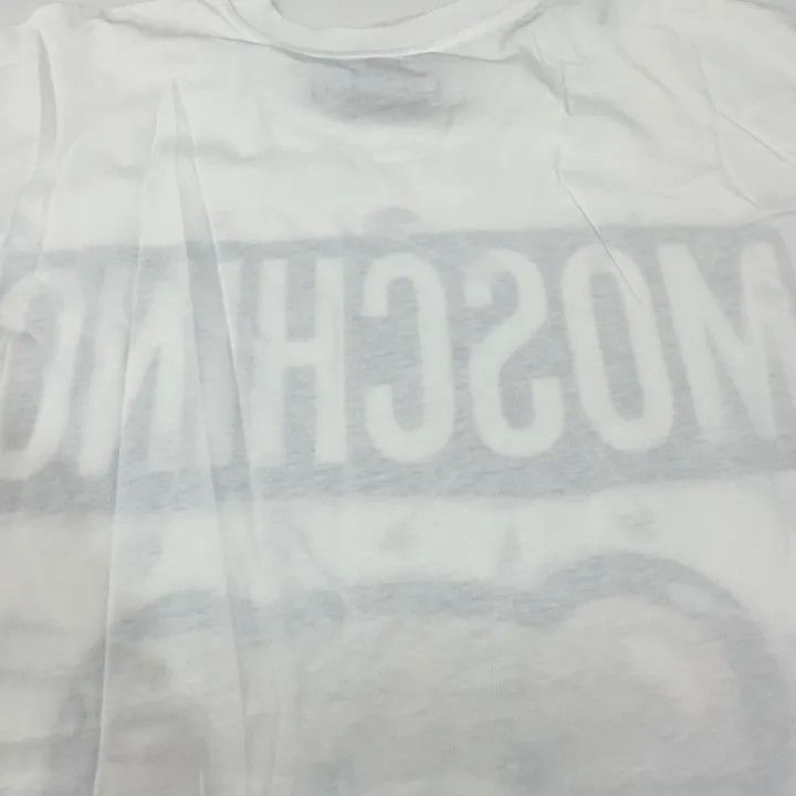 Moschino Moschino Classic Bear Print Cotton T-Shirt 0079 Size S / US 4 / IT 40 - 8 Thumbnail