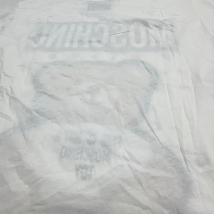 Moschino Moschino Teddy Bear Print Cotton T-Shirt 0079 Size M / US 6-8 / IT 42-44 - 8 Thumbnail