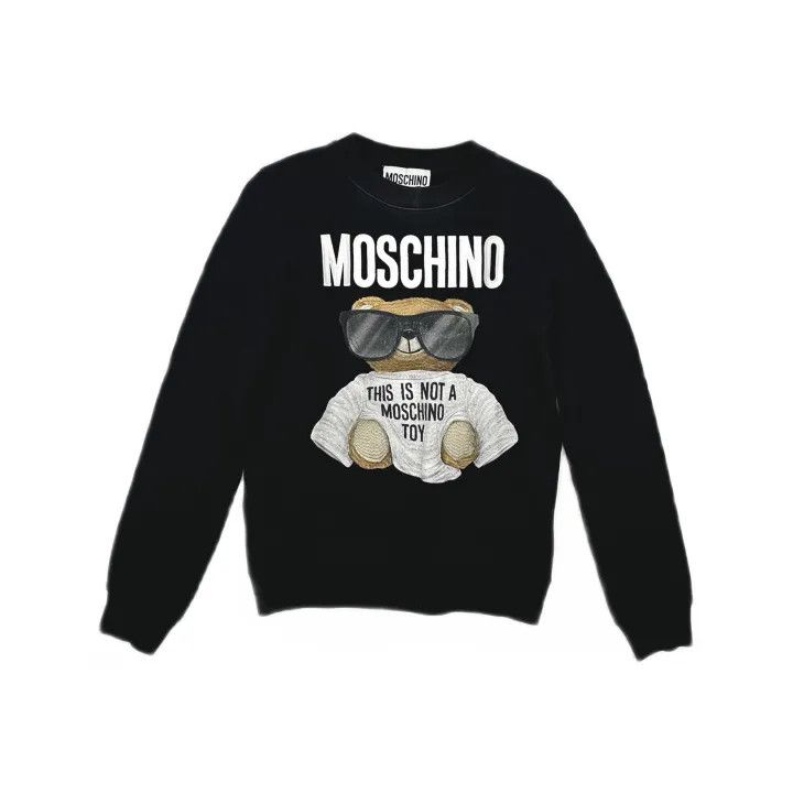 Moschino Moschino Teddy Bear Graphic Long Sleeve Sweatshirt 0079 Size M / US 6-8 / IT 42-44 - 2 Thumbnail