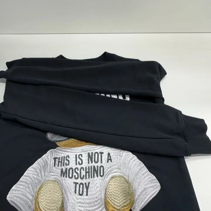 Moschino Moschino Teddy Bear Graphic Long Sleeve Sweatshirt 0079 Size M / US 6-8 / IT 42-44 - 11 Thumbnail