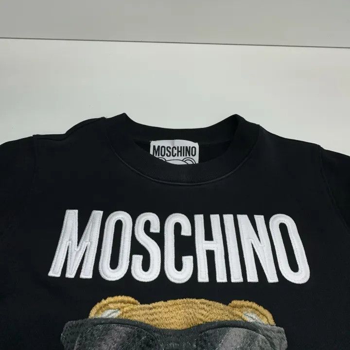 Moschino Moschino Teddy Bear Graphic Long Sleeve Sweatshirt 0079 Size M / US 6-8 / IT 42-44 - 7 Thumbnail