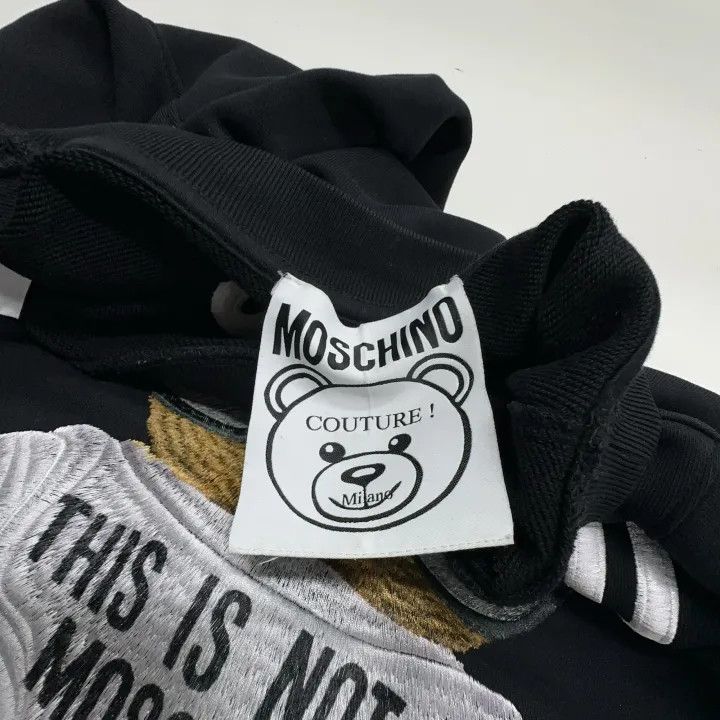 Moschino Moschino Teddy Bear Graphic Long Sleeve Sweatshirt 0079 Size M / US 6-8 / IT 42-44 - 5 Thumbnail