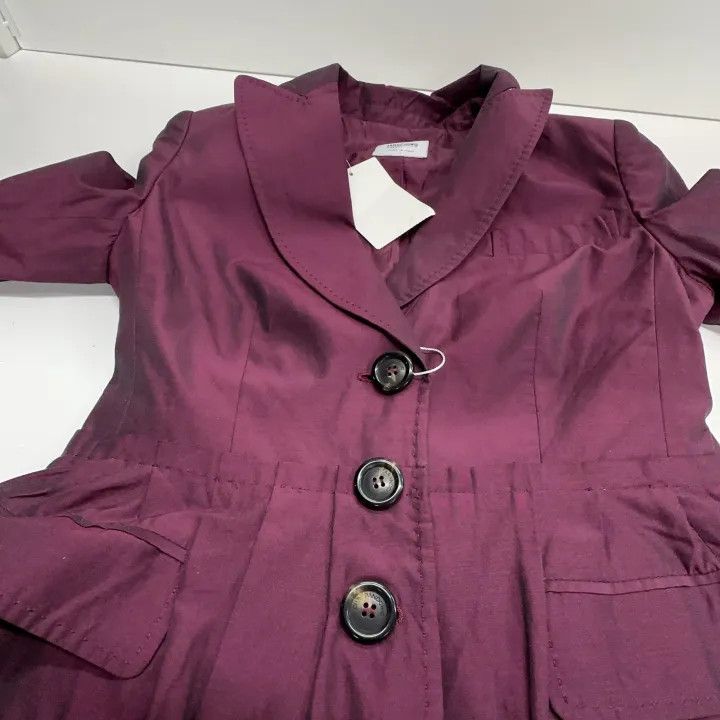 Moschino Moschino Stylish Purple Tailored Blazer with Pockets 0079 Size M / US 6-8 / IT 42-44 - 8 Thumbnail