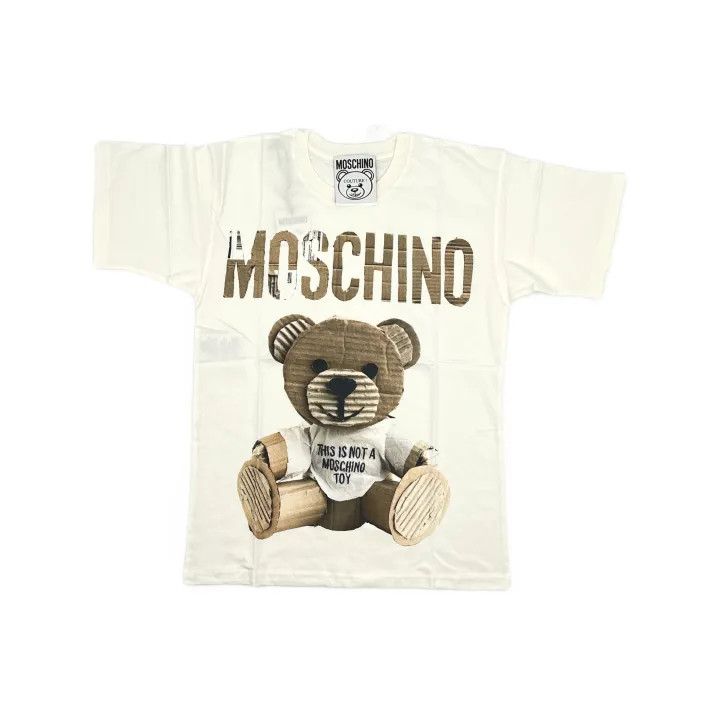 Moschino Moschino Teddy Bear Graphic T-shirt for Women 0079 Size XXS / US 00 / IT 34 - 2 Thumbnail