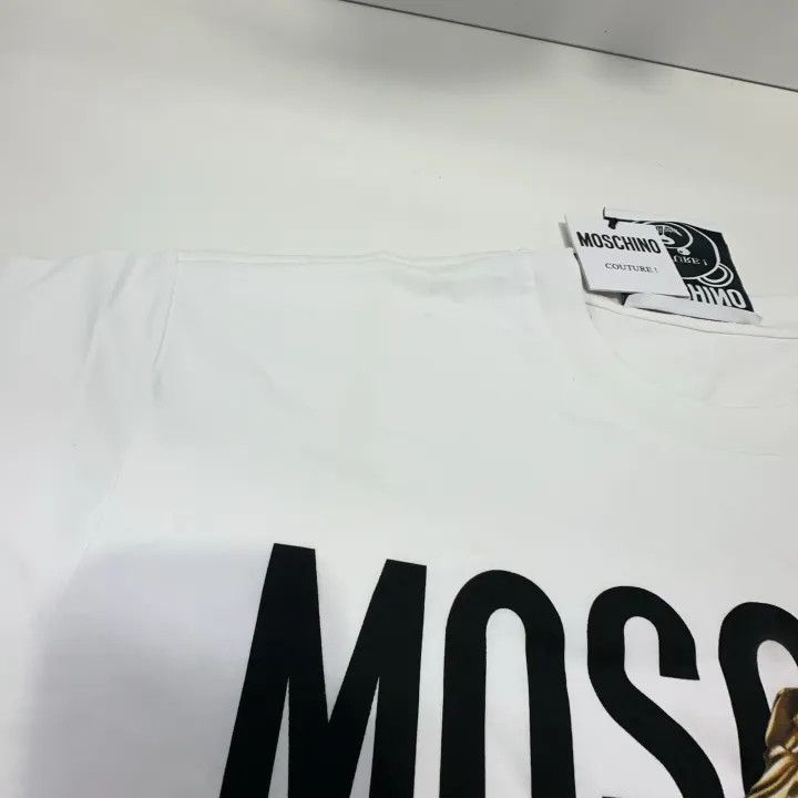 Moschino Moschino Oversized Bear Frame Short Sleeve T-Shirt 0079 Size XXS / US 00 / IT 34 - 8 Thumbnail