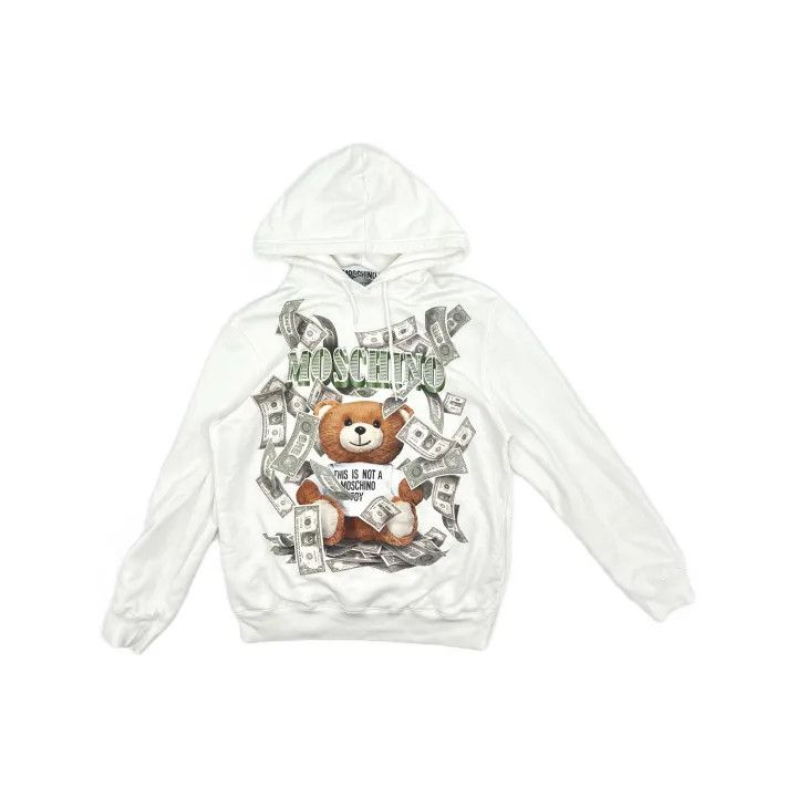 Moschino Moschino Money Bear Hoodie for Women 0079 Size M / US 6-8 / IT 42-44 - 2 Thumbnail